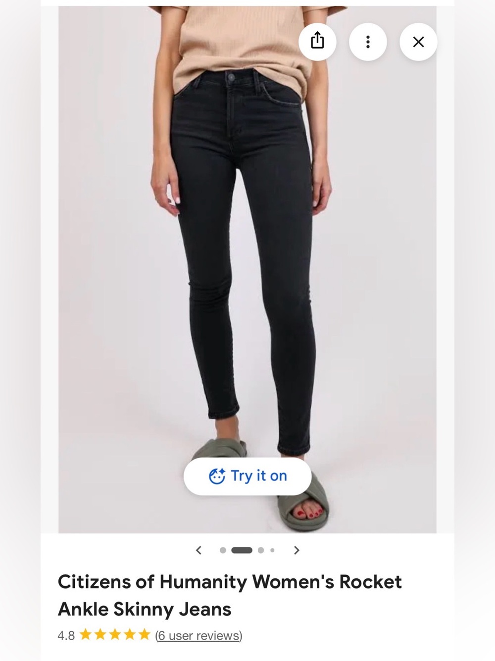 Citizens of Humanity Women's Rocket Ankle Skinny Jeans